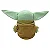 Pelúcia Disney Star Wars Grogu Big Feet 30cm - Imagem 2