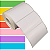 Etiqueta adesiva 85x50mm 8,5x5cm BOPP p/ congelados p/ Zebra Argox Elgin - Rolo c/ 566 (30m) - Imagem 1