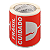 Etiqueta adesiva Frágil 100x150mm 10x15cm Couche para caixa de papelão embalagem - Rolo c/ 200 (30m) - Imagem 2
