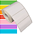 Etiqueta adesiva 80x40mm 8x4cm BOPP p/ congelados p/ Zebra Argox Elgin - Rolo c/ 698 (30m) - Imagem 1