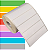 Etiqueta adesiva 100x25mm 10x2,5cm Térmica (impressão sem ribbon) p/ impressora térmica direta Rolo c/ 30m - Imagem 1