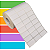 Etiqueta adesiva 33x17mm 3,3x1,7cm (3 colunas) Térmica (impressão s/ ribbon) impressora térmica direta Rolo 30m - Imagem 1