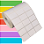 Etiqueta adesiva 33x21mm 3,3x2,1cm (3 colunas) Térmica (impressão s/ ribbon) impressora térmica direta Rolo 30m - Imagem 1
