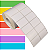 Etiqueta adesiva 40x25mm 4x2,5cm (2 colunas) Térmica (impressão sem ribbon) impressora térmica direta Rolo 30m - Imagem 1