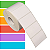 Etiqueta adesiva 50x30mm 5x3cm (1 coluna) Térmica (impressão sem ribbon) impressora térmica direta Rolo c/ 30m - Imagem 1