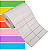 Etiqueta adesiva 50x20mm 5x2cm (2 colunas) BOPP p/ Zebra Argox Elgin - Rolo c/ 2608 (30m) - Imagem 1
