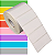 Etiqueta adesiva 60x25mm 6x2,5cm Couche p/ Zebra Argox Elgin - Rolo c/ 1071 (30m) - Imagem 1