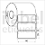 Etiqueta adesiva 60x25mm 6x2,5cm Couche p/ Zebra Argox Elgin - Rolo c/ 1071 (30m) - Imagem 2