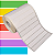 Etiqueta adesiva 25x15mm 2,5x1,5cm (4 colunas) Couche p/ Zebra Argox Elgin - Rolo c/ 6664 (30m) - Imagem 1