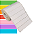 Etiqueta adesiva 33x21mm 3,3x2,1cm (3 colunas s/ espaçamento) Couche Zebra Argox Elgin - Rolo c/ 3750 (30m) - Imagem 1