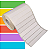 Etiqueta adesiva 25x15mm 2,5x1,5cm (4 colunas) Térmica (impressão s/ ribbon) impressora térmica direta Rolo 30m - Imagem 1