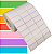 Etiqueta adesiva 30x15mm 3x1,5cm (3 colunas) BOPP p/ congelados p/ Zebra Argox Elgin - Rolo c/ 4998 (30m) - Imagem 1