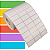 Etiqueta adesiva 30x15mm 3x1,5cm (3 colunas) BOPP p/ congelados p/ Zebra Argox Elgin - Rolo c/ 4998 (30m) - Imagem 1