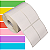 Etiqueta adesiva 40x60mm 4x6cm (2 colunas) Couche p/ Zebra Argox Elgin - Rolo c/ 952 (30m) - Imagem 1