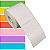 Etiqueta adesiva 60x80mm 6x8cm Couche p/ Zebra Argox Elgin - Rolo c/ 361 (30m) - Imagem 1