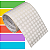 Etiqueta adesiva redonda bolinha 10mm 1cm BOPP - Rolo c/ 1000 (1,7m) - Imagem 1