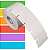 Etiqueta Gôndola adesiva 50x30mm 5x3cm Térmica Gap lateral (impressão sem ribbon) - Rolo c/ 1000 (30m) - Imagem 1