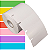 Etiqueta Gôndola 70x30mm 7x3cm Couche cartão Gap lateral p/ Zebra Argox Elgin - Rolo c/ 1000 (30m) - Imagem 1