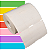 Etiqueta tag roupa 35x60mm 3,5x6cm (3 colunas) 1 picote Couche cartão p/ Zebra Argox Elgin - Rolo c/ 1500 (30m) - Imagem 1