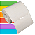 Etiqueta tag roupa adesiva 35x60mm 3,5x6cm (3 colunas) 1 picote Térmica cartão (impressão sem ribbon) Rolo 30m - Imagem 1