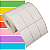 Etiqueta tag roupa adesiva 33x60mm 3,3x6cm (3 colunas) 1 corte Couche p/ Zebra Argox Elgin - Rolo c/ 1428 (30m) - Imagem 1