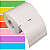 Etiqueta tag roupa adesiva 40x80mm 4x8cm (2 colunas) 2 picotes Couche cartão Zebra Argox Elgin - Rolo c/ 30m - Imagem 1
