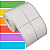 Etiqueta tag roupa adesiva 43x75mm 4,3x7,5cm (2 colunas) 3 cortes Térmica cartão (impressão s/ ribbon) Rolo 30m - Imagem 1