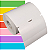 Etiqueta tag roupa 50x75mm 5x7,5cm (2 colunas) 1 picote Couche cartão p/ Zebra Argox Elgin - Rolo c/ 800 (30m) - Imagem 1