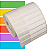 Etiqueta adesiva de jóias 95x12mm (alça esquerda) Térmica (impressão sem ribbon) - Rolo c/ 2000 (30m) - Imagem 1