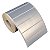 Etiqueta adesiva 100x25mm 10x2,5cm Poliéster Cromo Fosco p/ Zebra Argox Elgin - Rolo c/ 1071 (30m) - Imagem 1