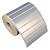 Etiqueta adesiva 25x15mm 2,5x1,5cm (4 colunas) Poliéster Cromo Fosco p/ Zebra Argox Elgin - Rolo c/ 6664 (30m) - Imagem 1