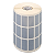 Etiqueta adesiva 30x15mm 3x1,5cm (3 colunas) Poliéster Cromo Fosco p/ Zebra Argox Elgin - Rolo c/ 4998 (30m) - Imagem 2