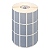 Etiqueta adesiva 33x17mm 3,3x1,7cm (3 colunas) Poliéster Cromo Fosco p/ Zebra Argox Elgin - Rolo c/ 4500 (30m) - Imagem 2