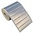 Etiqueta adesiva 33x21mm 3,3x2,1cm (3 colunas s/ espaçamento) Poliéster Cromo Fosco Zebra Argox Elgin Rolo c/ 3750 (30m) - Imagem 1