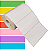 Etiqueta adesiva 26x54mm 2,6x5,4cm (4 colunas) Couche p/ Zebra Argox Elgin - Rolo c/ 2104 (30m) - Imagem 1