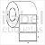 Etiqueta adesiva 100x50mm 10x5cm BOPP p/ Zebra ZT230 S4M ZT410 - Rolo c/ 1698 (90m) Tubete 3 polegadas - Imagem 2