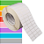 Etiqueta adesiva 30x15mm 3x1,5cm (3 colunas) BOPP p/ Zebra ZT230 S4M ZT410 Rolo c/ 90m Tubete 3 polegadas - Imagem 1