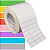 Etiqueta adesiva 33x17mm 3,3x1,7cm (3 colunas) BOPP p/ congelados Zebra ZT230 - Rolo c/ 90m Tubete 3 polegadas - Imagem 1