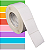 Etiqueta adesiva 60x60mm 6x6cm BOPP p/ Zebra ZT230 S4M ZT410 - Rolo c/ 1428 (90m) Tubete 3 polegadas - Imagem 1