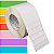 Etiqueta adesiva 80x20mm 8x2cm BOPP p/ Zebra ZT230 S4M ZT410 - Rolo c/ 3912 (90m) Tubete 3 polegadas - Imagem 1