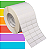 Etiqueta adesiva 33x17mm 3,3x1,7cm (3 colunas) Térmica (impressão sem ribbon) - Rolo c/ 90m Tubete 3 polegadas - Imagem 1