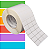 Etiqueta adesiva 33x21mm 3,3x2,1cm (3 colunas) Térmica (impressão sem ribbon) - Rolo c/ 90m Tubete 3 polegadas - Imagem 1