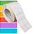 Etiqueta adesiva 40x40mm 4x4cm (2 colunas) Térmica (impressão sem ribbon) Rolo c/ 4182 (90m) Tubete 3 polegadas - Imagem 1