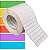 Etiqueta adesiva 50x15mm 5x1,5cm (2 colunas) Térmica (impressão sem ribbon) - Rolo c/ 90m Tubete 3 polegadas - Imagem 1