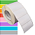Etiqueta adesiva 100x70mm 10x7cm Couche p/ Zebra ZT230 S4M ZT410 - Rolo c/ 1233 (90m) Tubete 3 polegadas - Imagem 1