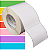 Etiqueta adesiva 100x90mm 10x9cm Couche p/ Zebra ZT230 S4M ZT410 - Rolo c/ 969 (90m) Tubete 3 polegadas - Imagem 1