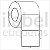Etiqueta adesiva 100x90mm 10x9cm Couche p/ Zebra ZT230 S4M ZT410 - Rolo c/ 969 (90m) Tubete 3 polegadas - Imagem 2