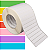 Etiqueta adesiva 25x15mm 2,5x1,5cm (4 colunas) Couche p/ Zebra ZT230 S4M ZT410 - Rolo c/ 90m Tubete 3 polegadas - Imagem 1
