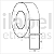 Etiqueta adesiva 40x60mm 4x6cm (1 coluna) Couche p/ Zebra ZT230 S4M ZT410 Rolo c/ 1428 (90m) Tubete 3 polegadas - Imagem 2