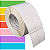 Etiqueta adesiva 40x60mm 4x6cm (2 colunas) Couche p/ Zebra ZT230 S4M ZT410 - Rolo c/ 90m Tubete 3 polegadas - Imagem 1